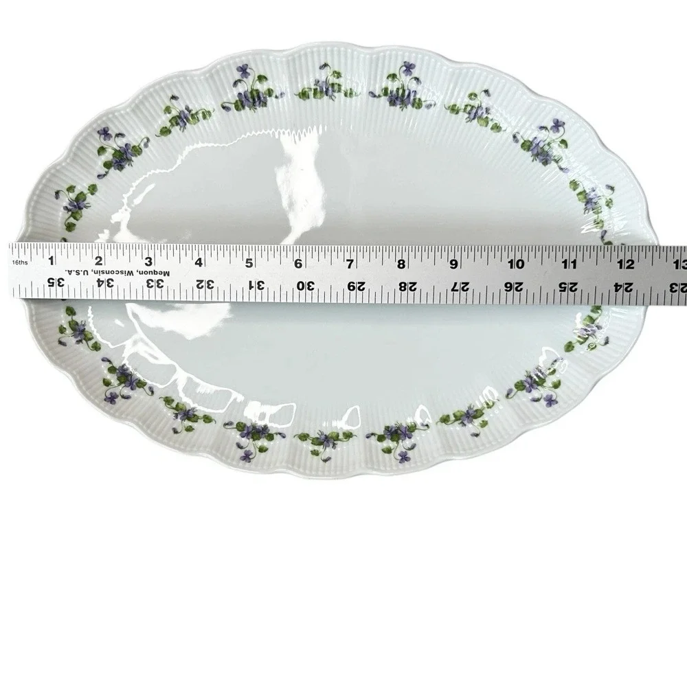 KAISER Romantica Viola Oval Serving Platter 12 3/4